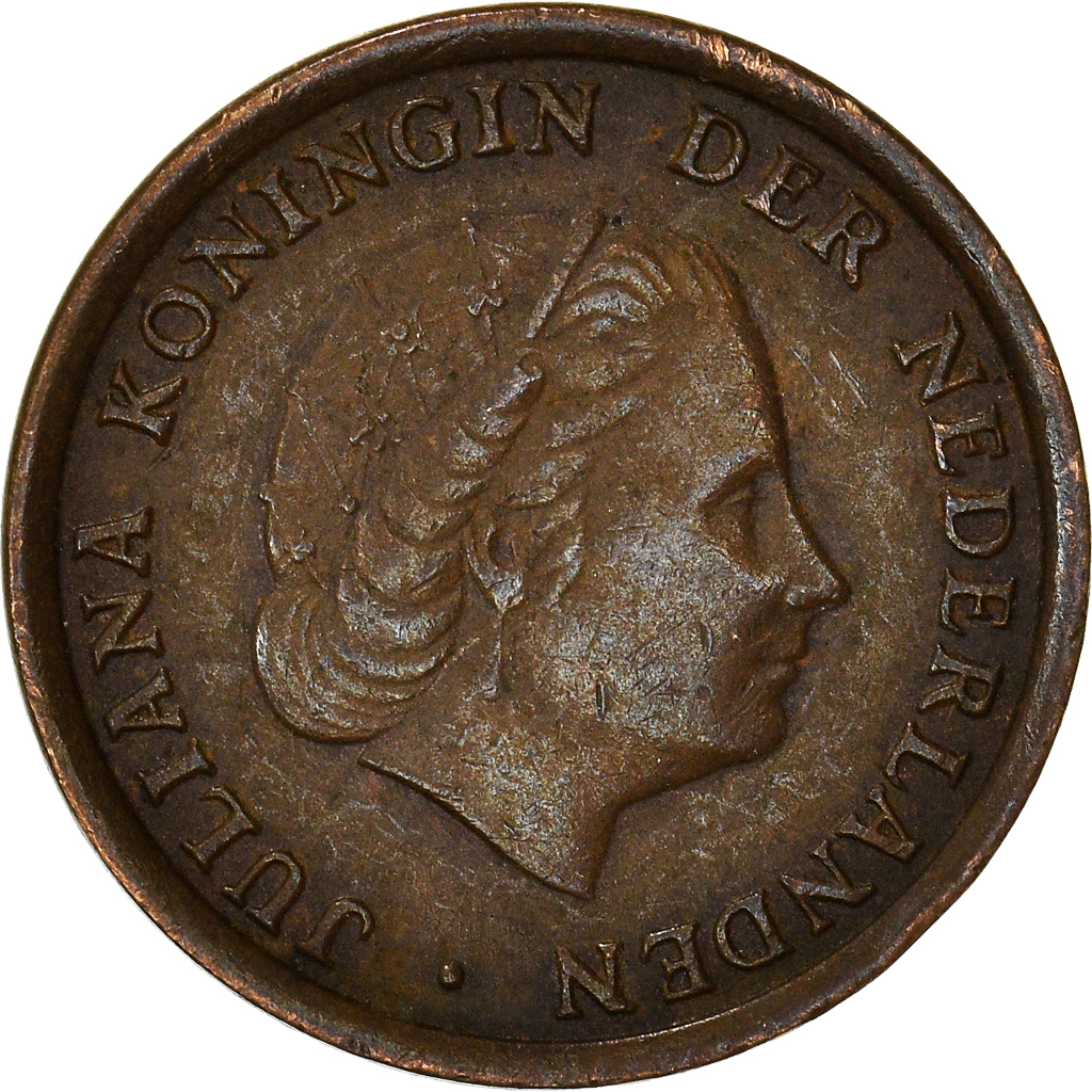 Moneda, Países Bajos, Cent, 1966