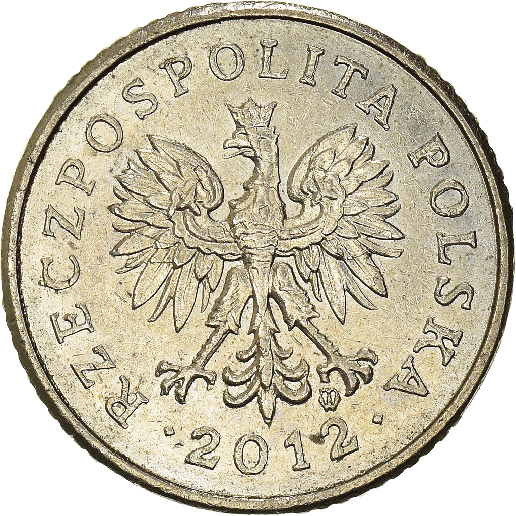 Moneda, Polonia, 10 Groszy, 2012