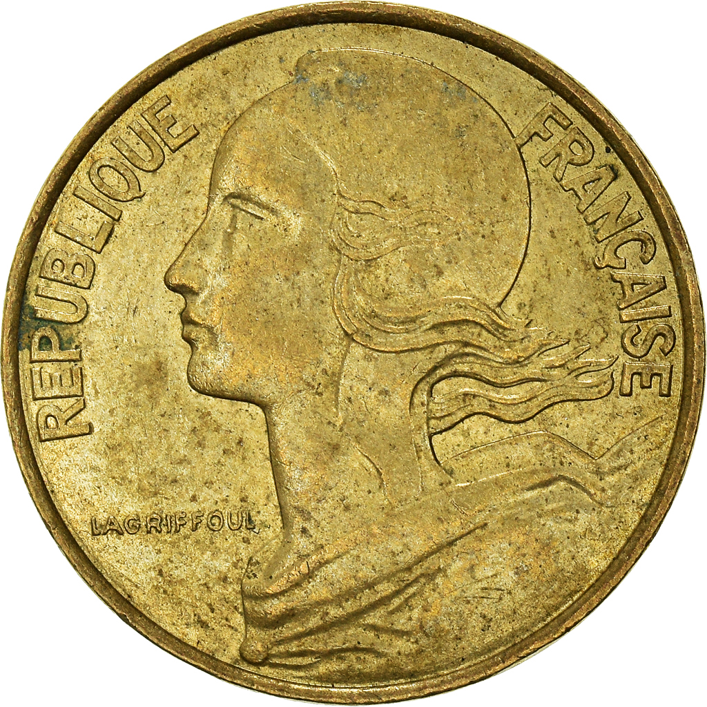 Moneda, Francia, 10 Centimes, 1997