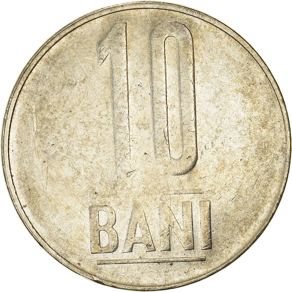 Moneda, Rumanía, 10 Bani, 2010