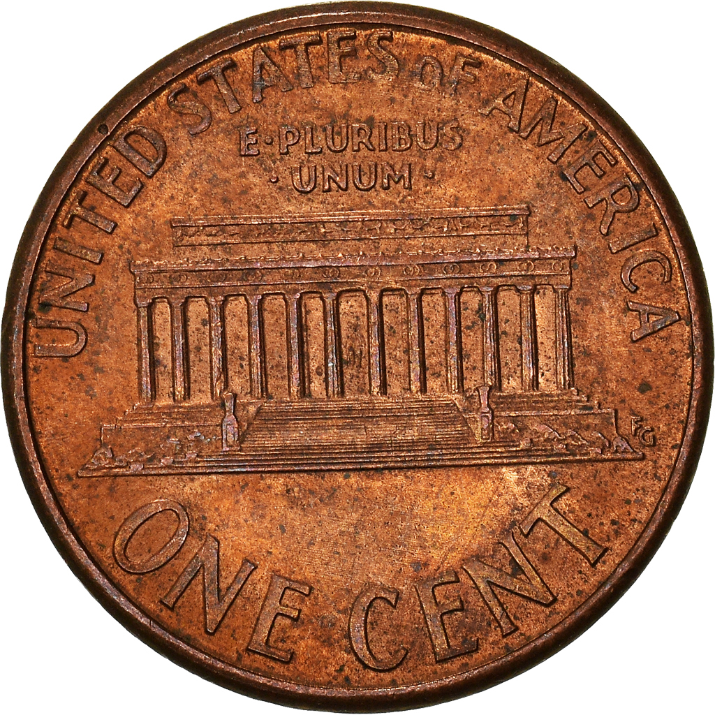 Moneda, Estados Unidos, Cent, 1996