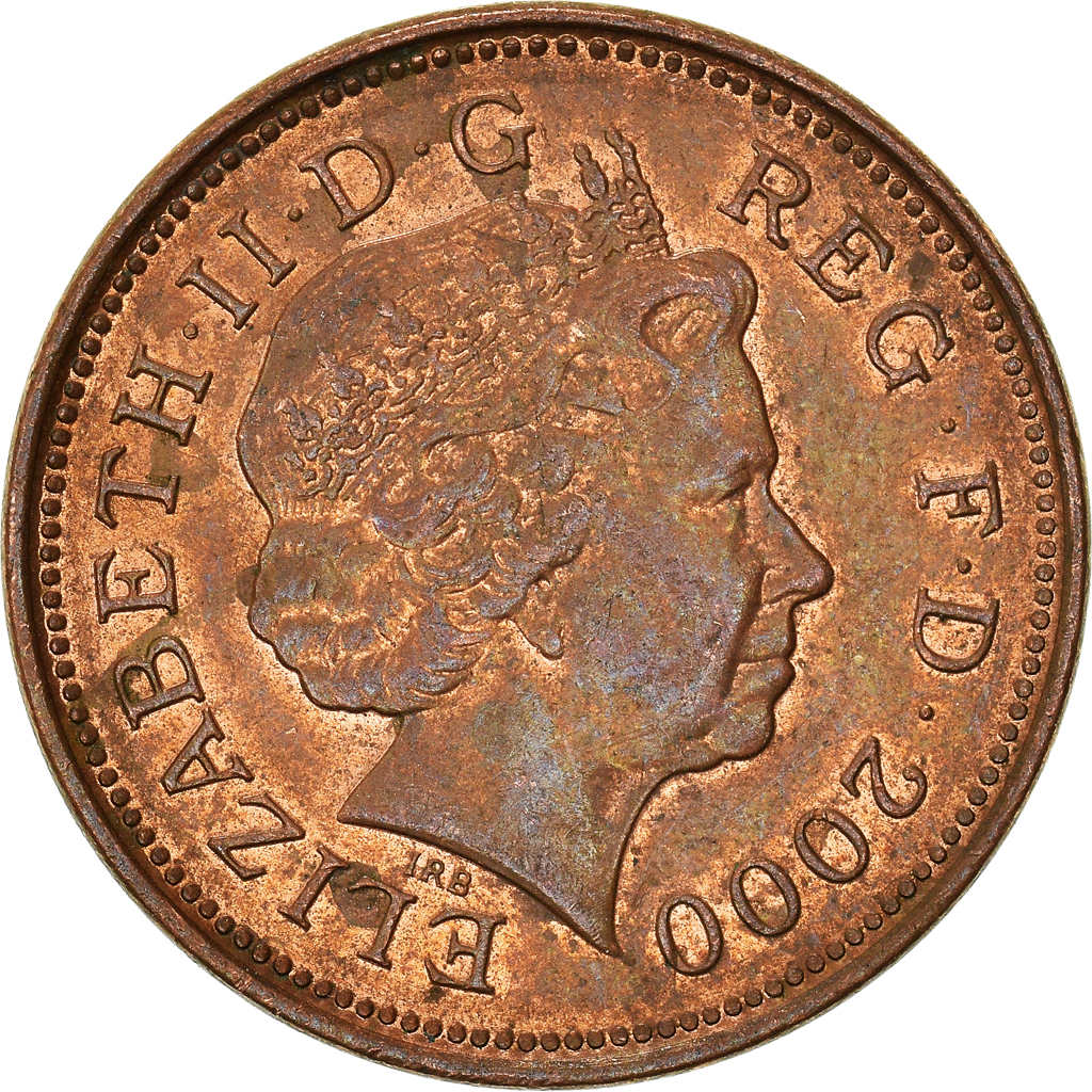 Moneda, Gran Bretaña, 2 Pence, 2000