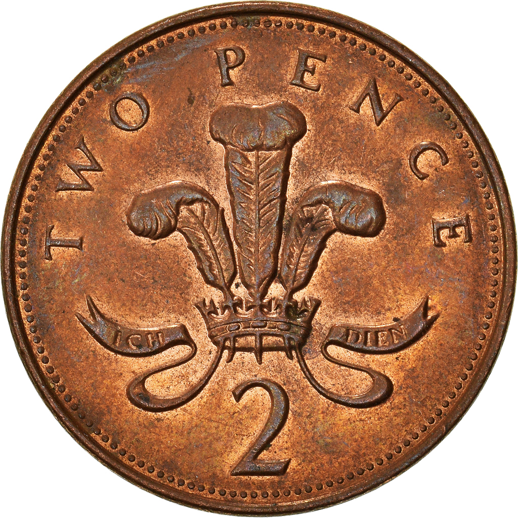 Moneda, Gran Bretaña, 2 Pence, 2000