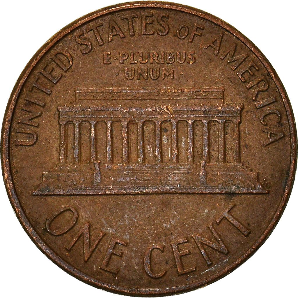 Moneda, Estados Unidos, Cent, 1961