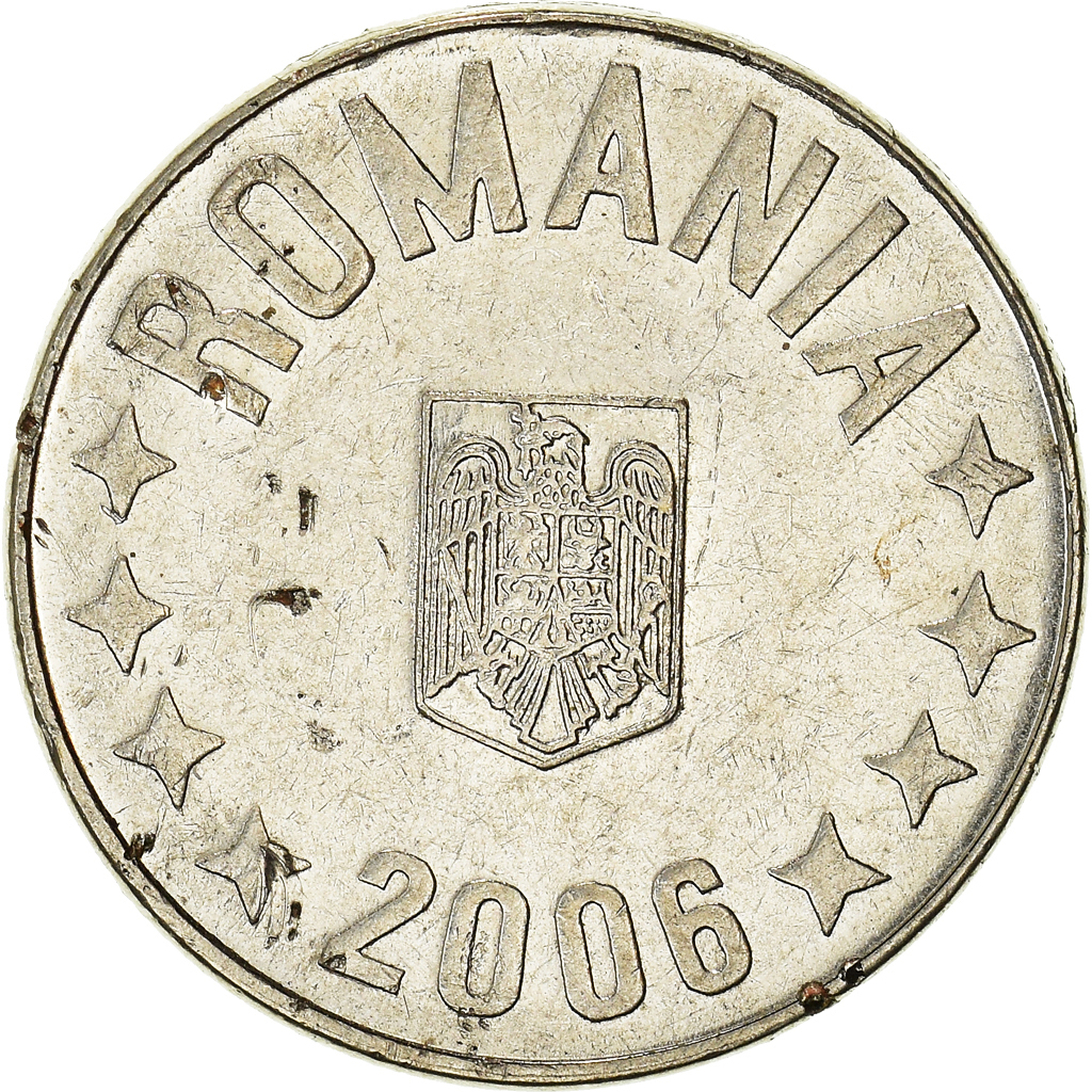 Moneda, Rumanía, 10 Bani, 2006