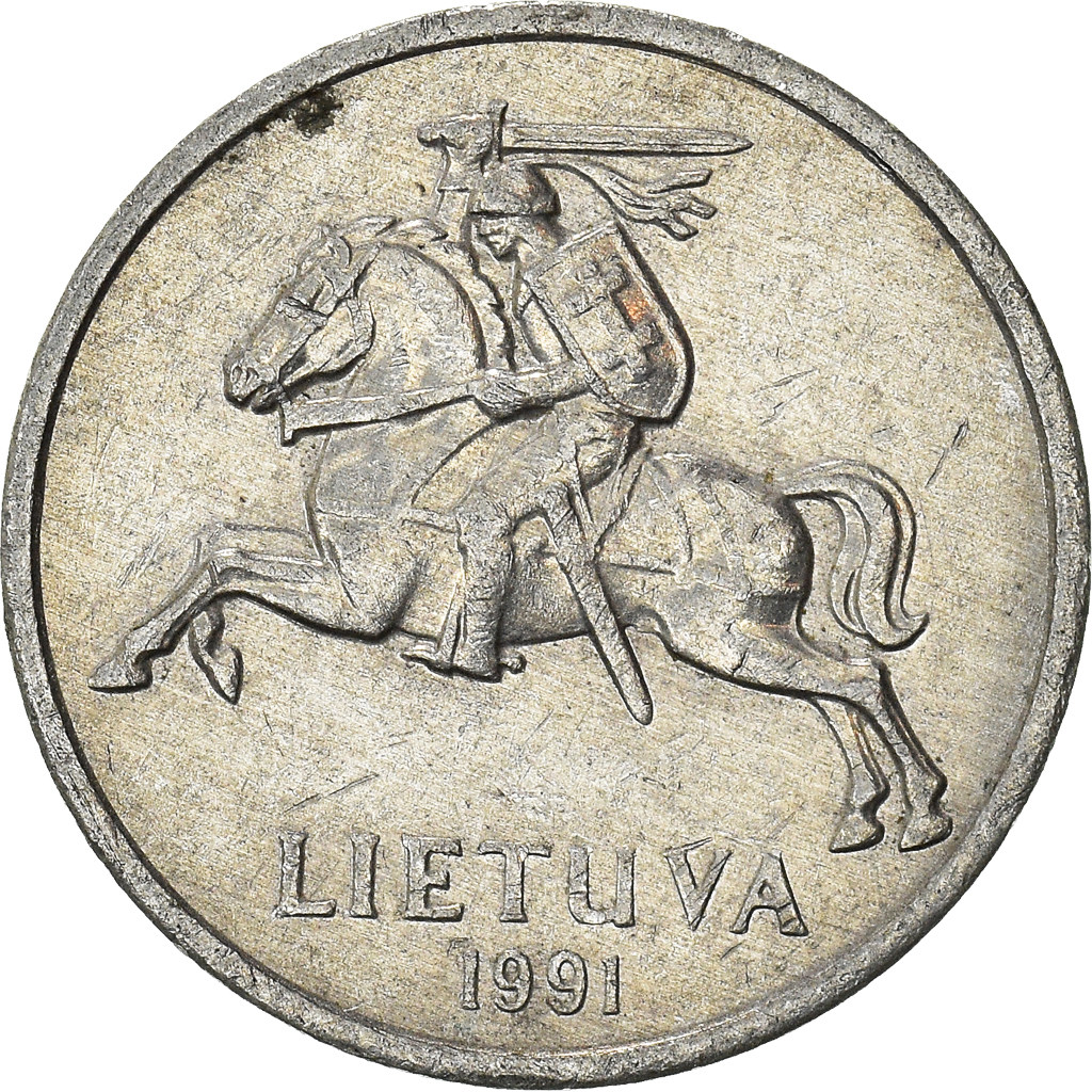 Moneda, Lituania, Centas, 1991