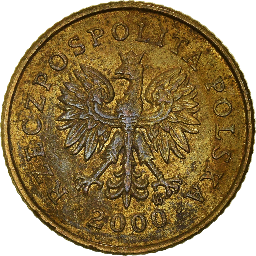 Moneda, Polonia, Grosz, 2000