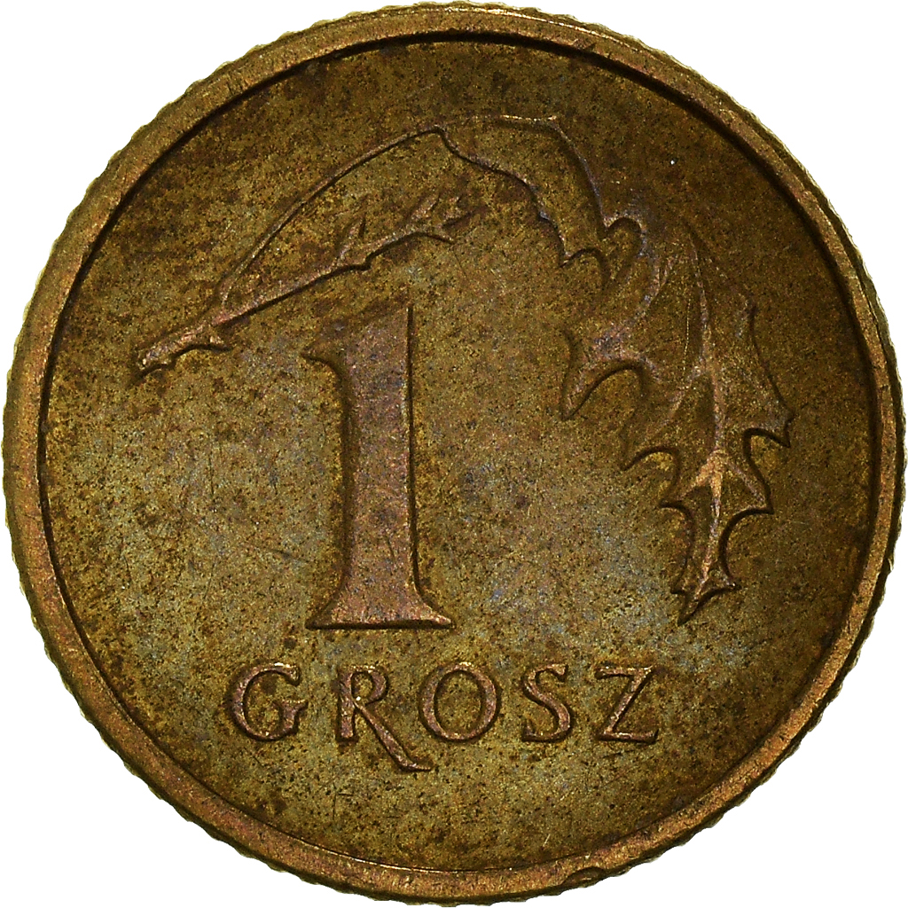 Moneda, Polonia, Grosz, 2000