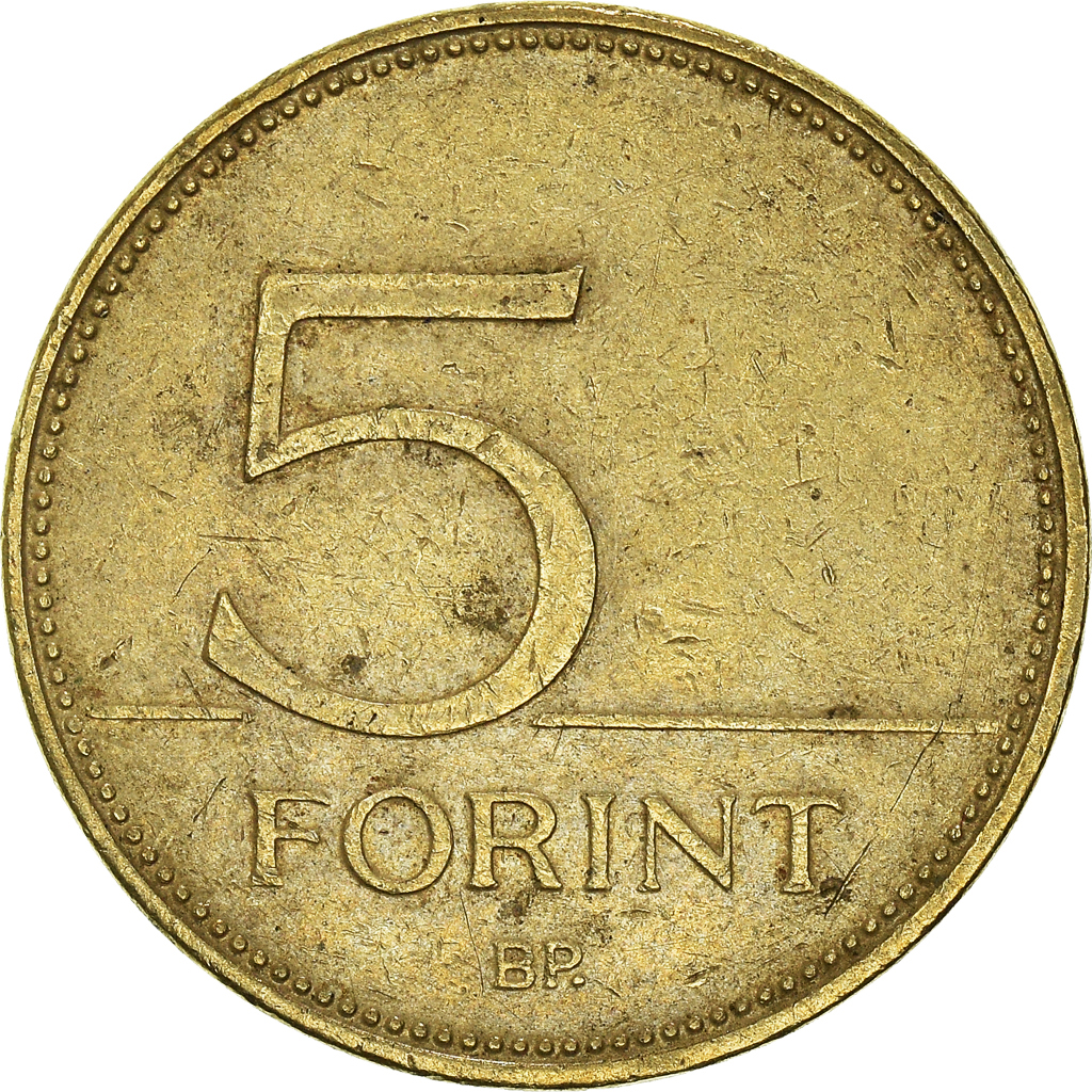 Moneda, Hungría, 5 Forint, 2003
