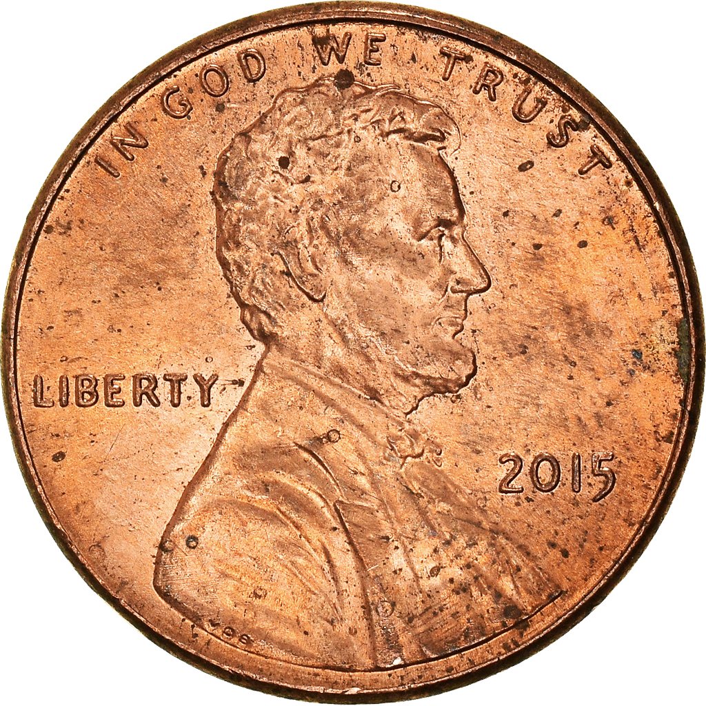 Moneda, Estados Unidos, Cent, 2015