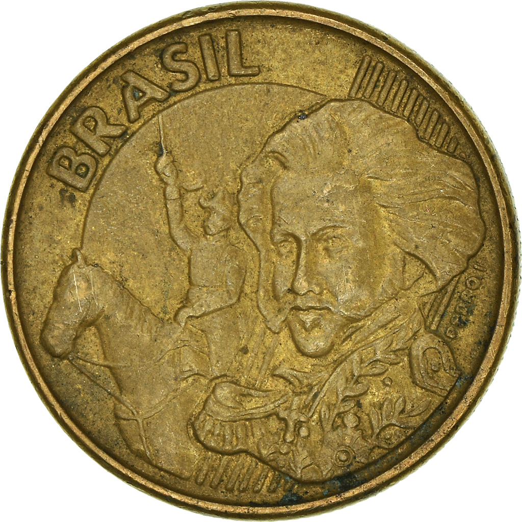 Moneda, Brasil, 10 Centavos, 2008