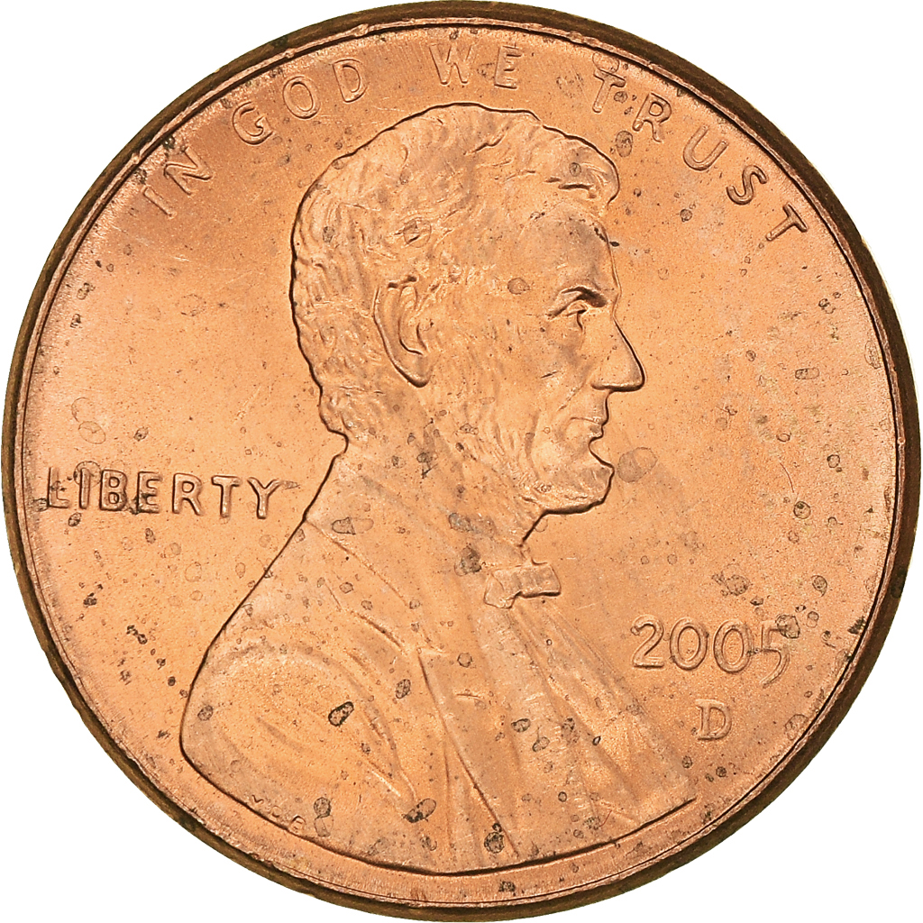 Moneda, Estados Unidos, Cent, 2005