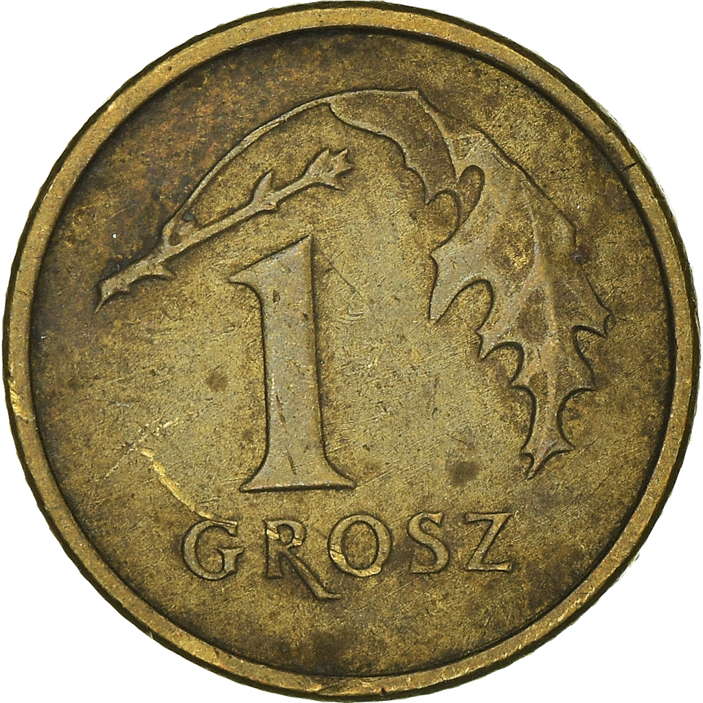 Moneda, Polonia, Grosz, 2003