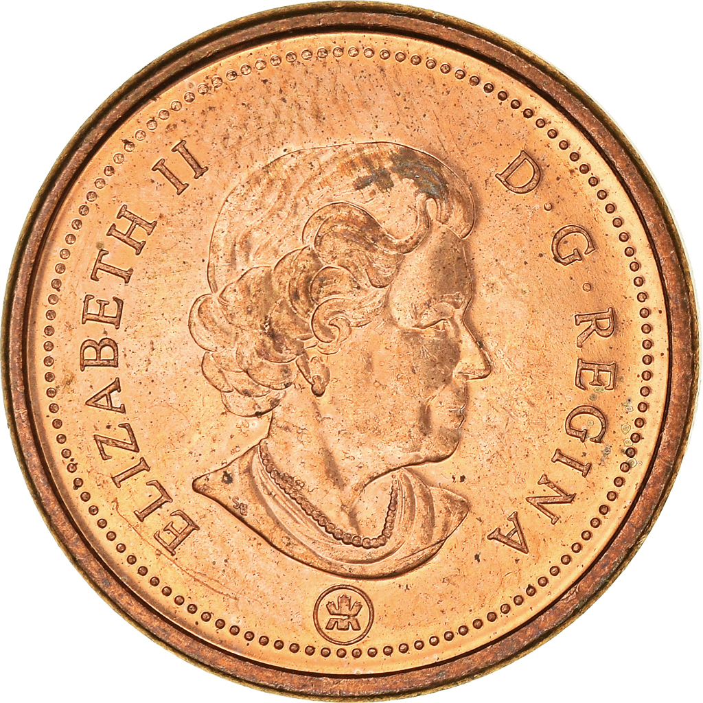 Moneda, Canadá, Cent, 2008