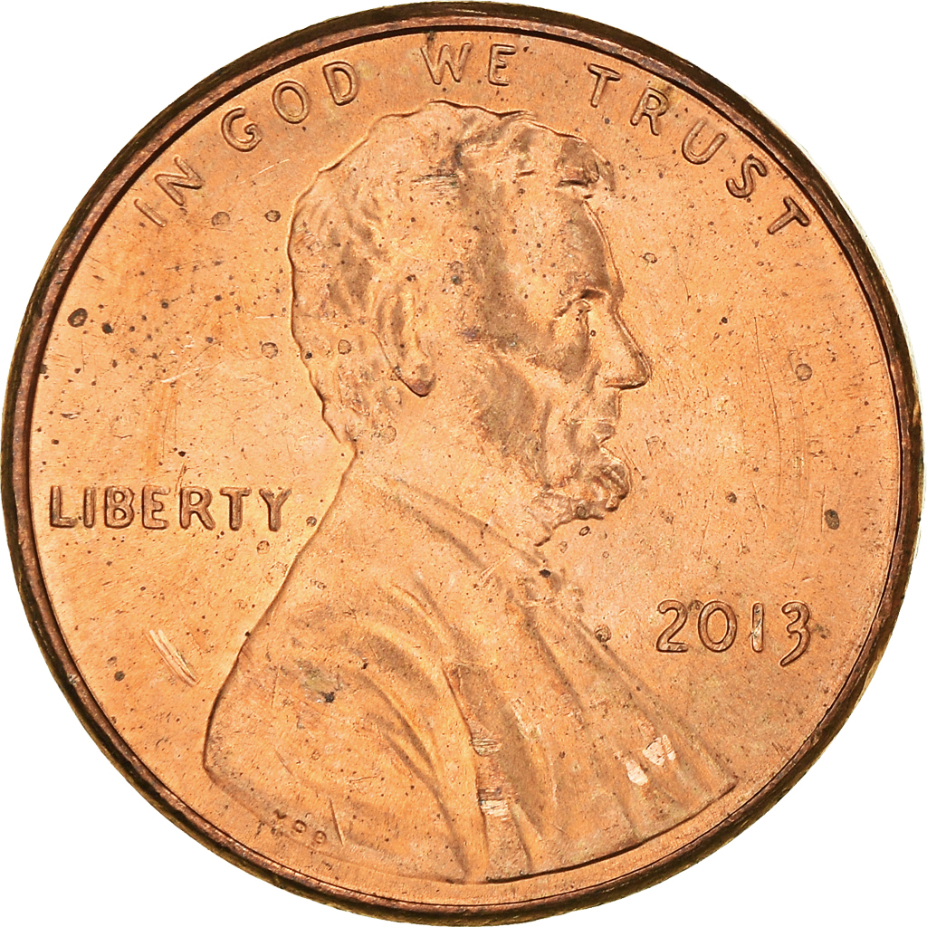 Moneda, Estados Unidos, Cent, 2013