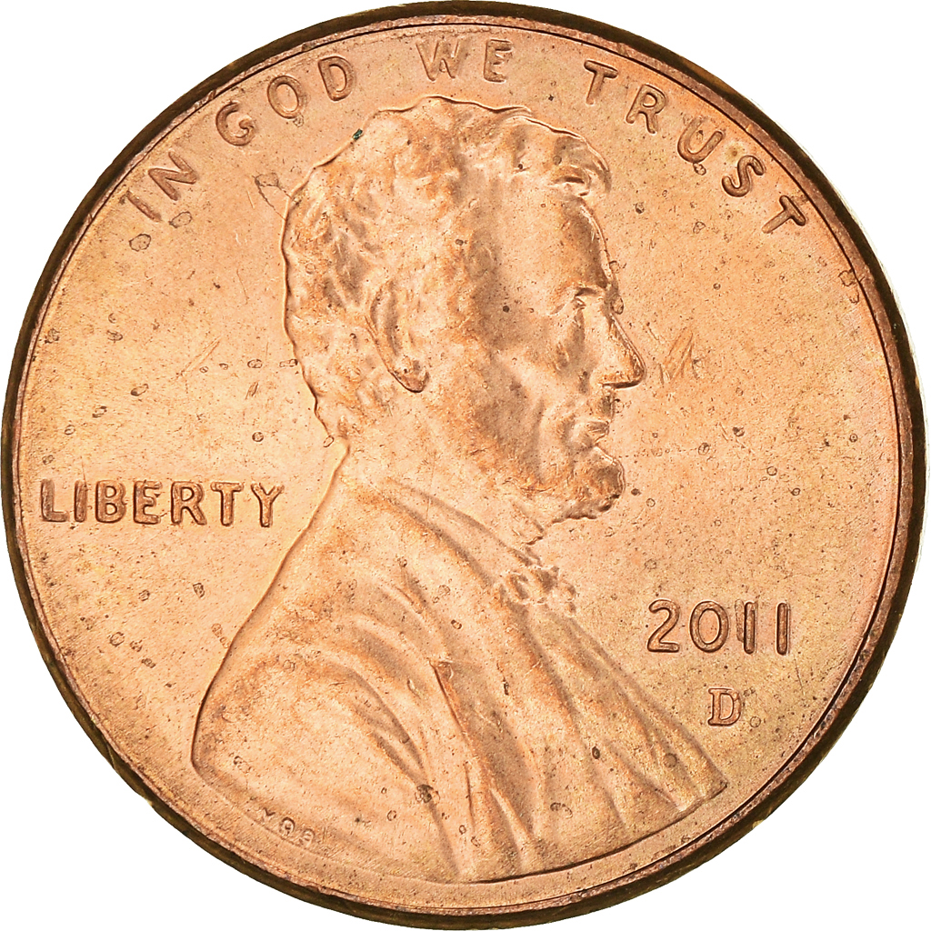 Moneda, Estados Unidos, Cent, 2011