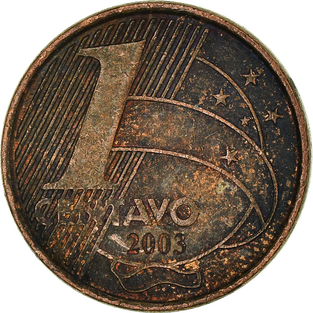 Moneda, Brasil, Centavo, 2003