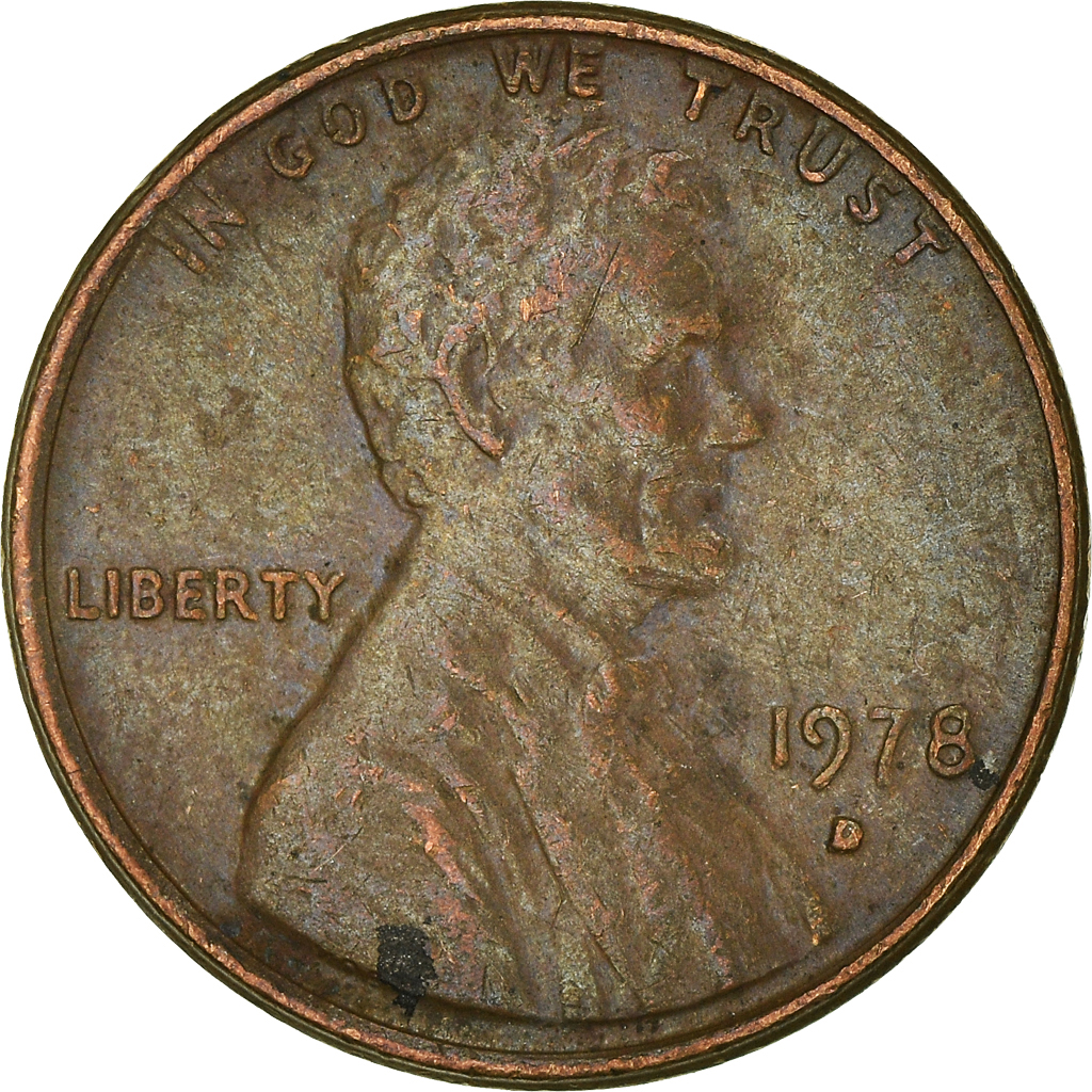 Moneda, Estados Unidos, Cent, 1978