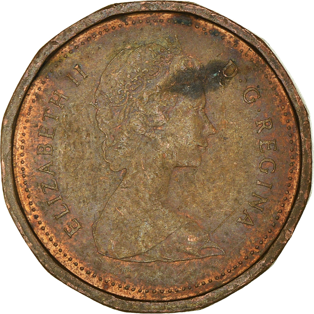Moneda, Canadá, Cent, 1983