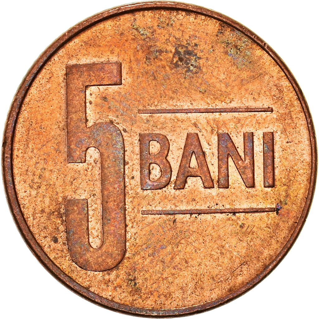 Moneda, Rumanía, 5 Bani
