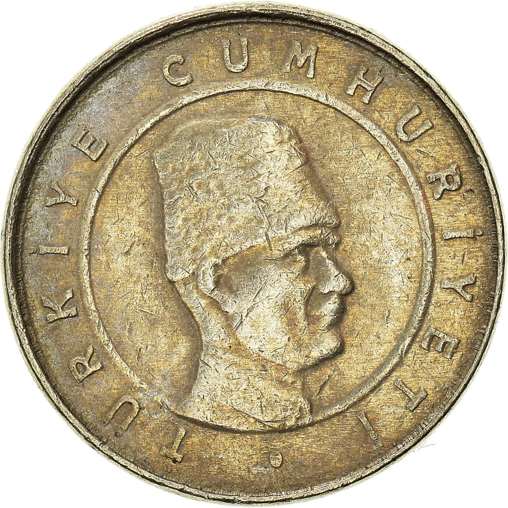 Moneda, Turquía, 10 New Kurus, 2007