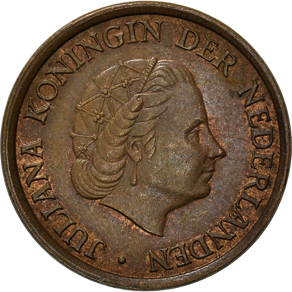 Moneda, Países Bajos, 5 Cents, 1971