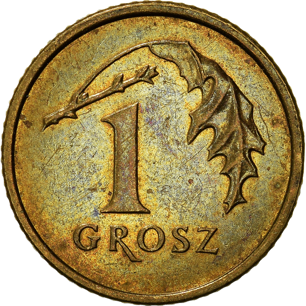 Moneda, Polonia, Grosz, 2004