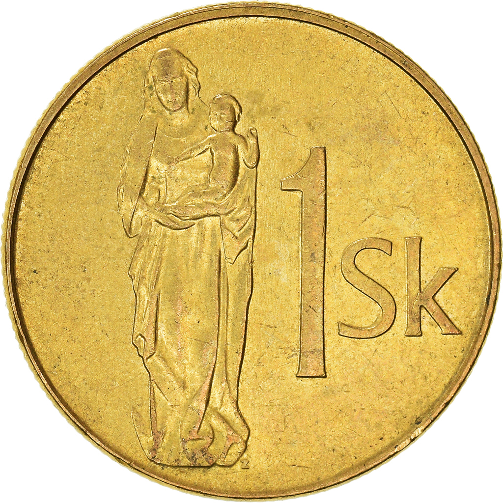 Moneda, Eslovaquia, Koruna, 1993