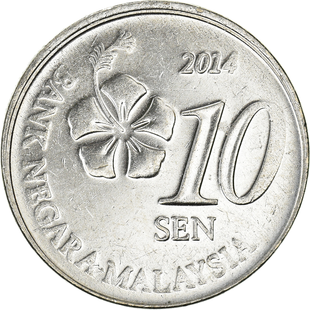 Moneda, Malasia, 10 Sen