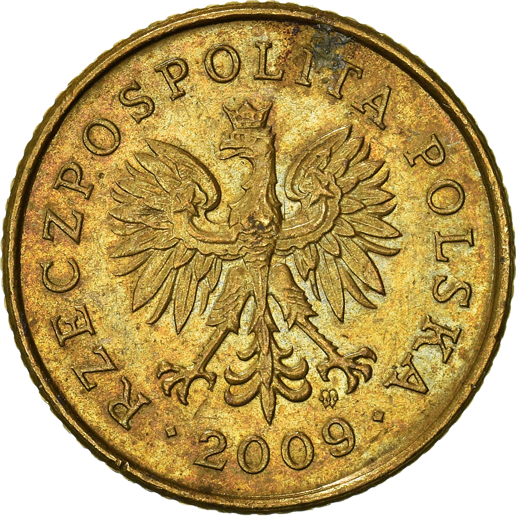 Moneda, Polonia, Grosz, 2009