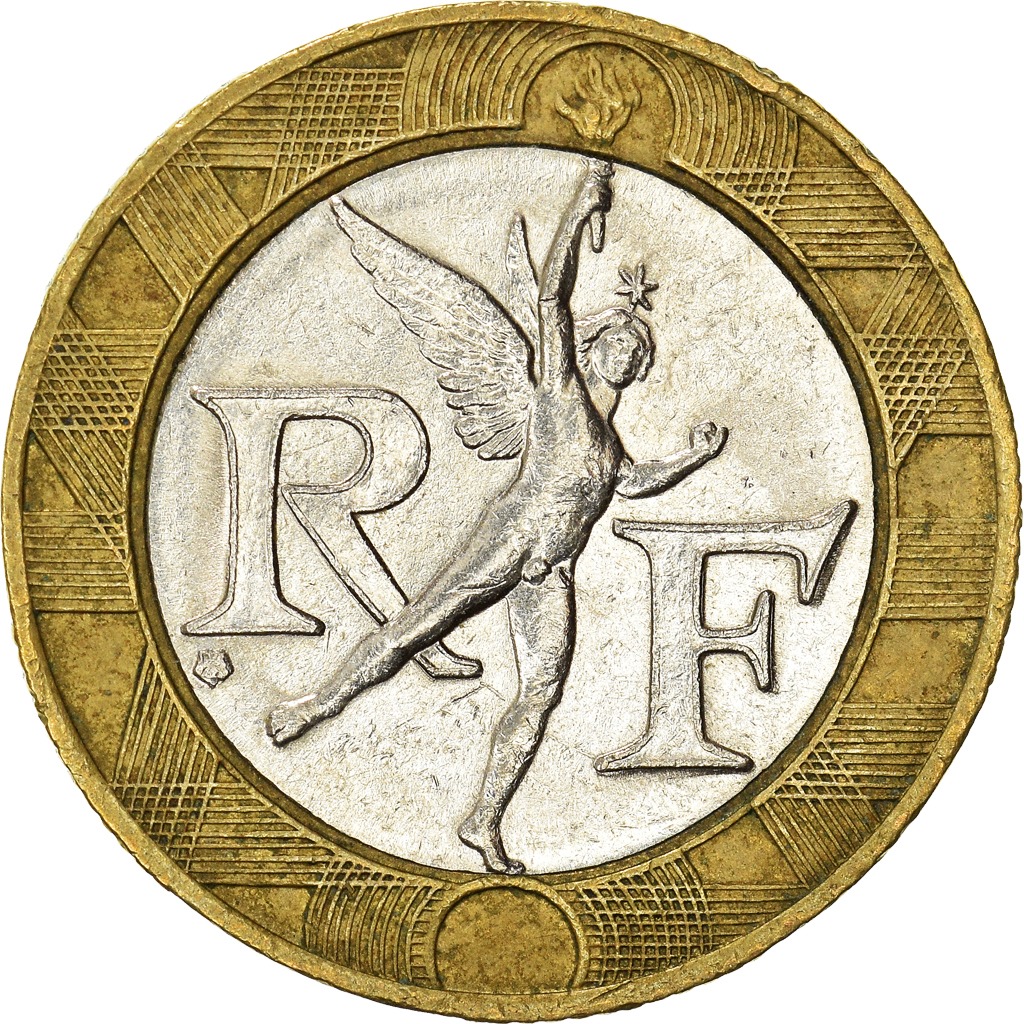 Moneda, Francia, 10 Francs, 1990