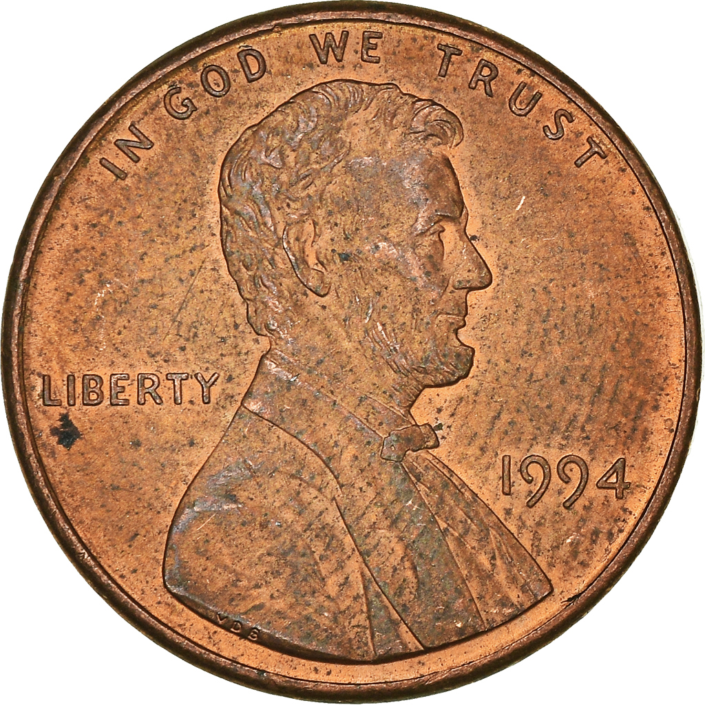 Moneda, Estados Unidos, Cent, 1994