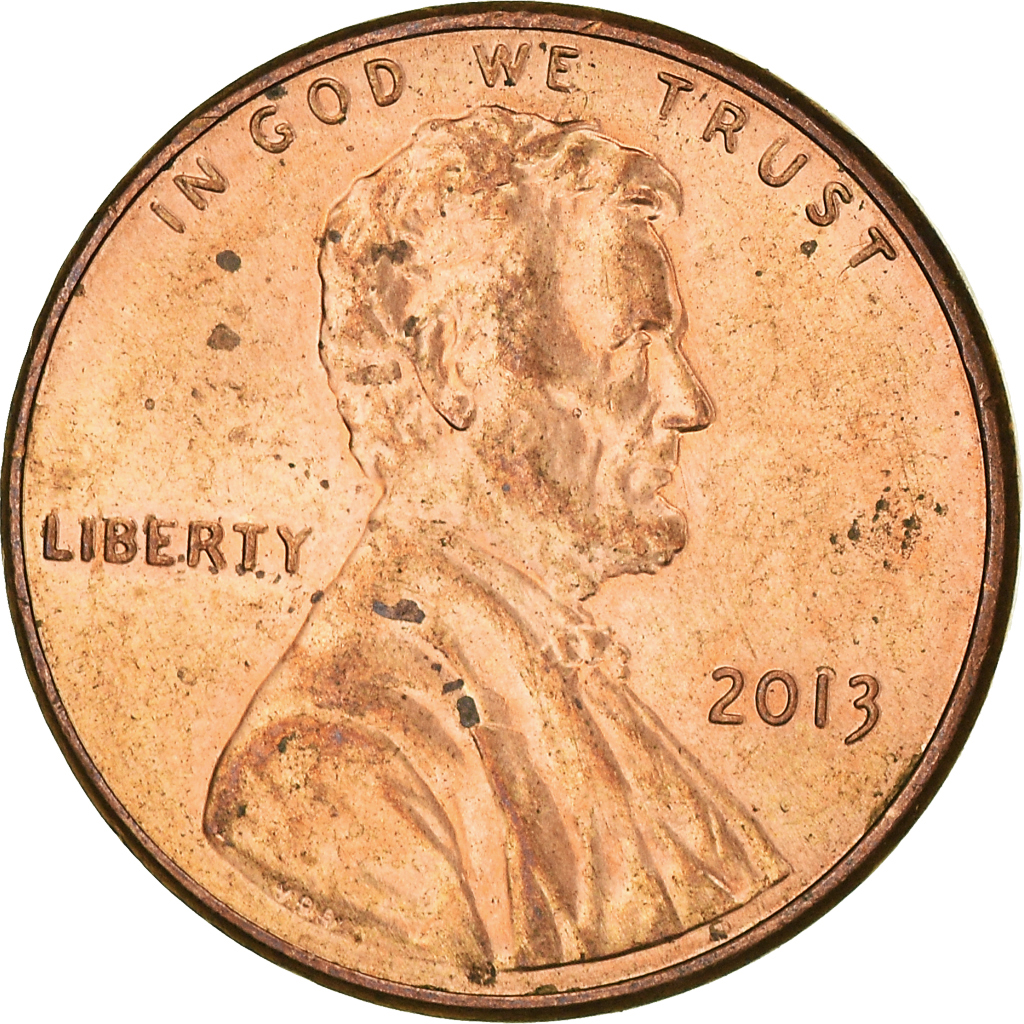 Moneda, Estados Unidos, Cent, 2013