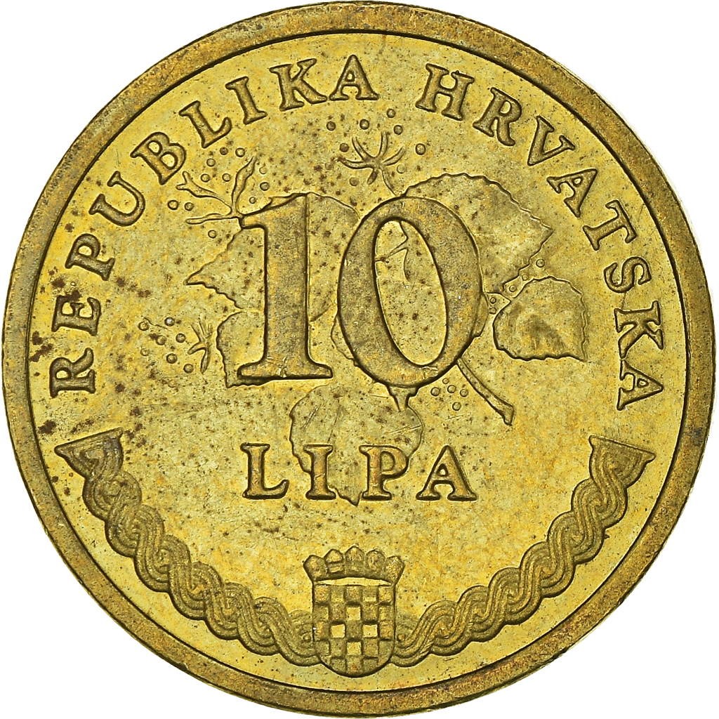 Moneda, Croacia, 10 Lipa, 2013