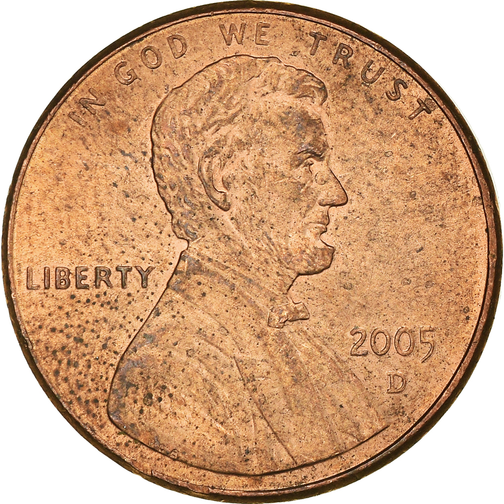 Moneda, Estados Unidos, Cent, 2005