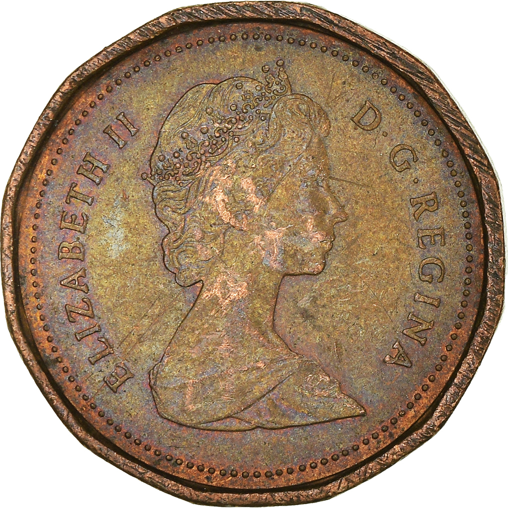 Moneda, Canadá, Cent, 1989