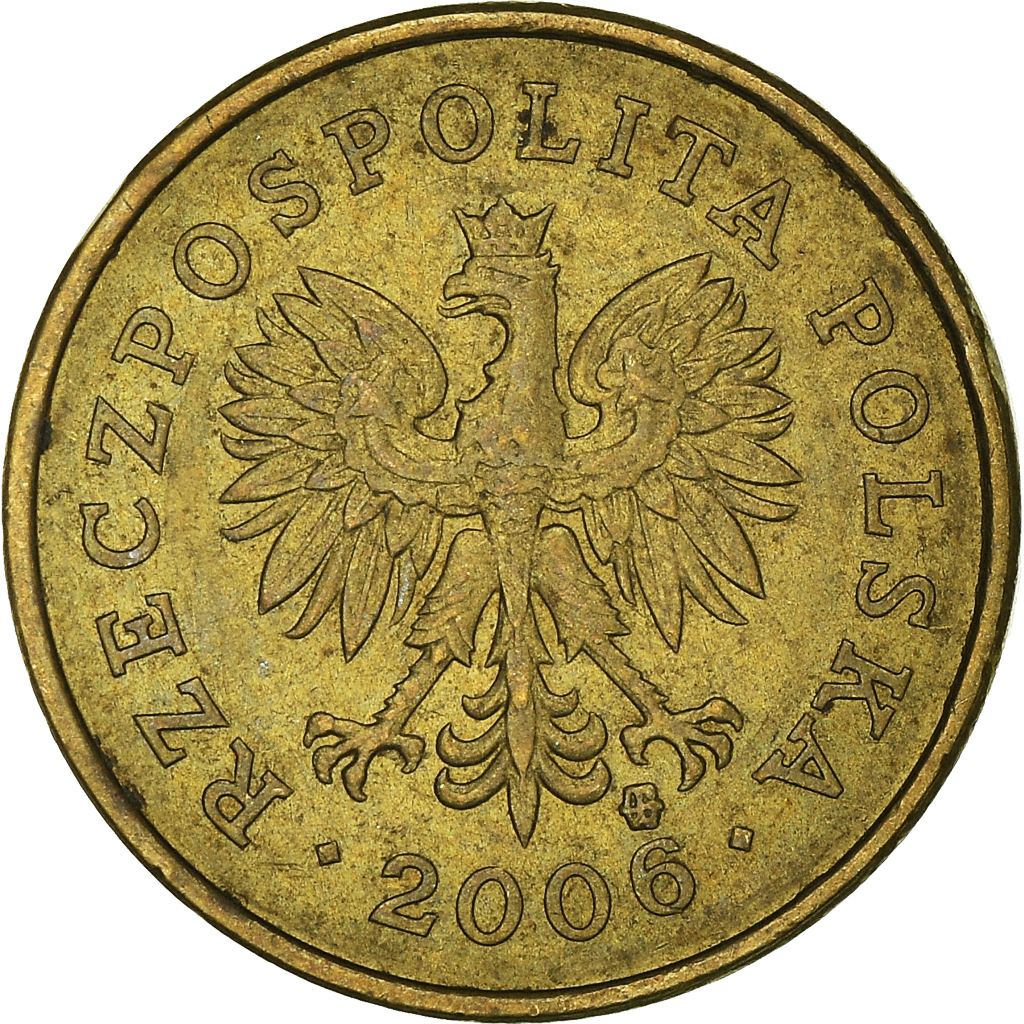 Moneda, Polonia, 2 Grosze, 2006