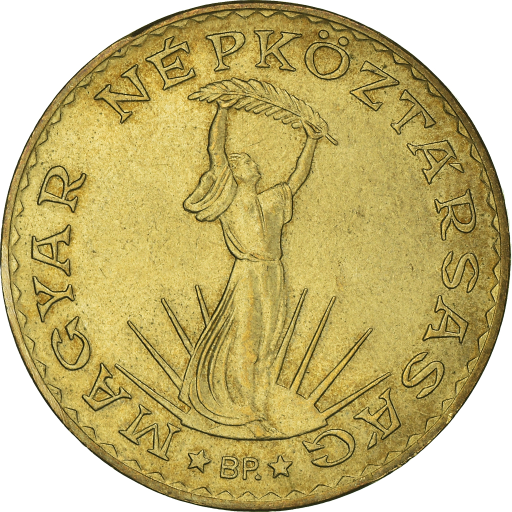 Moneda, Hungría, 10 Forint, 1983