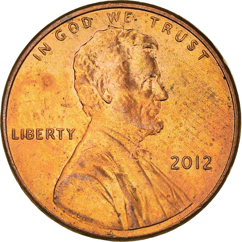 Moneda, Estados Unidos, Cent, 2012