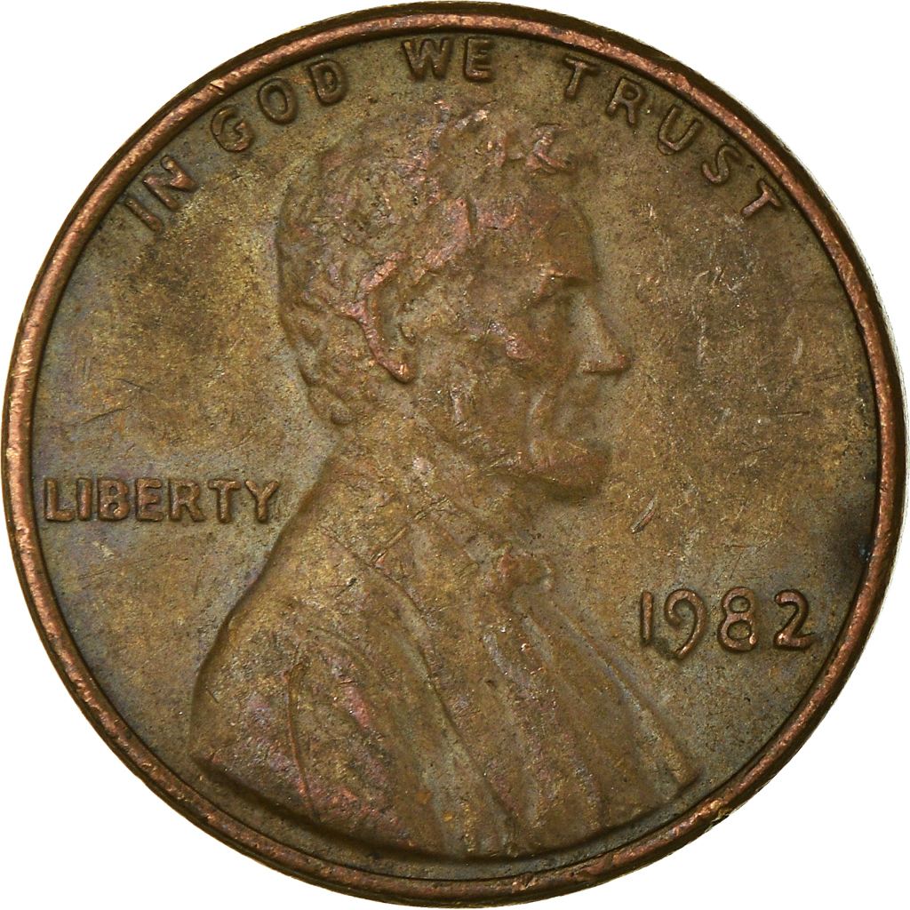 Moneda, Estados Unidos, Cent, 1982