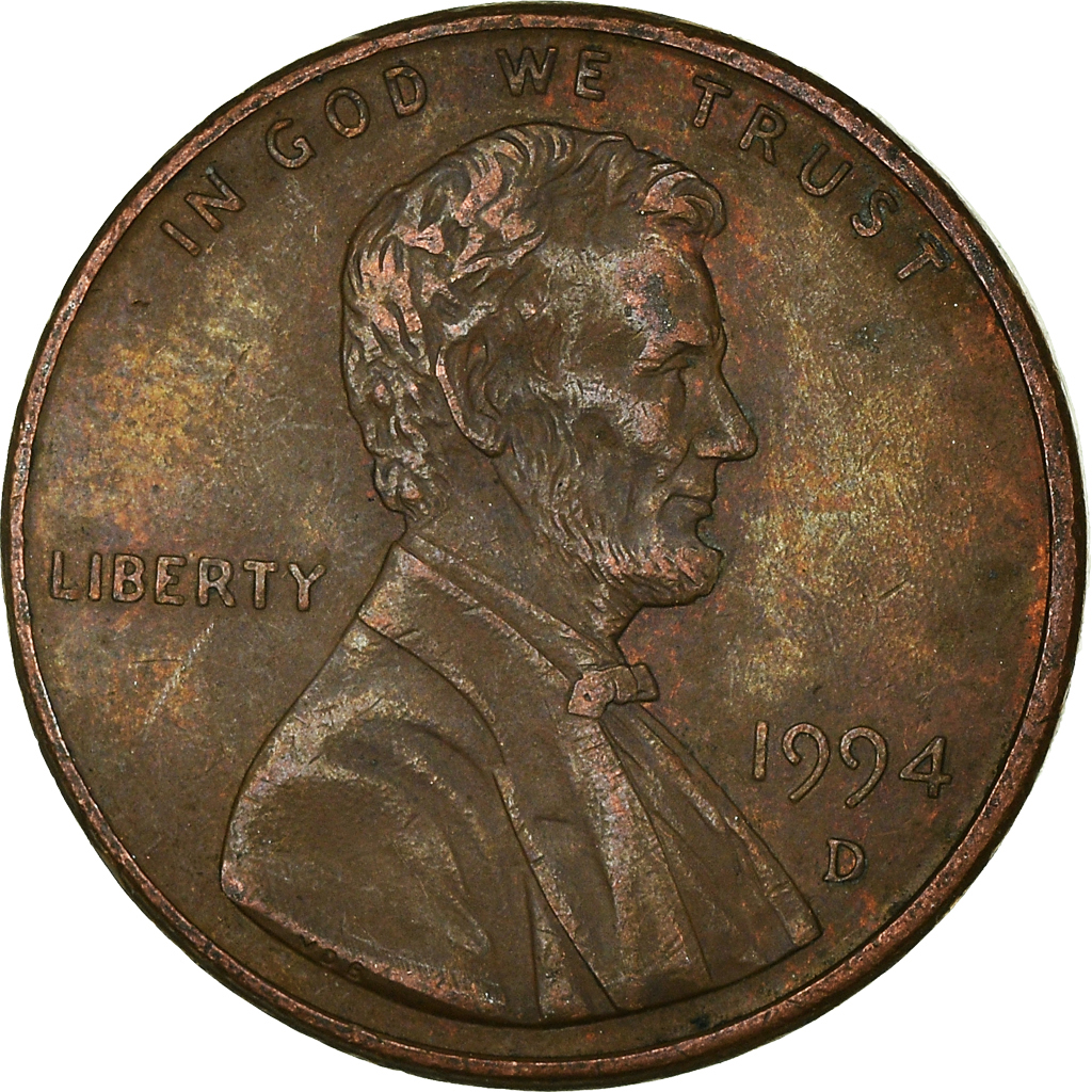 Moneda, Estados Unidos, Cent, 1994