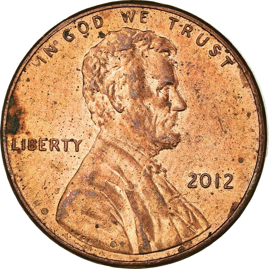 Moneda, Estados Unidos, Cent, 2012