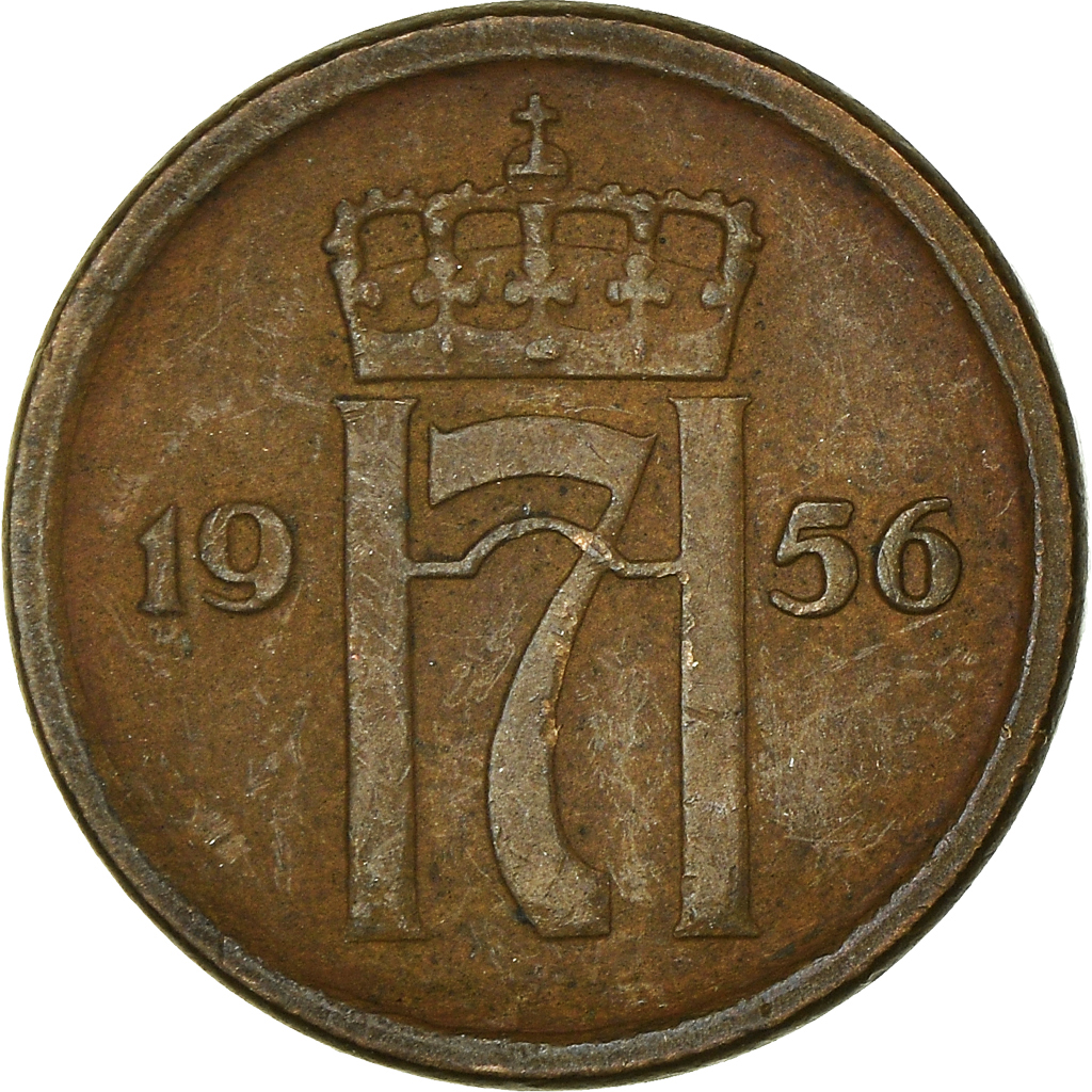 Moneda, Noruega, Ore, 1956