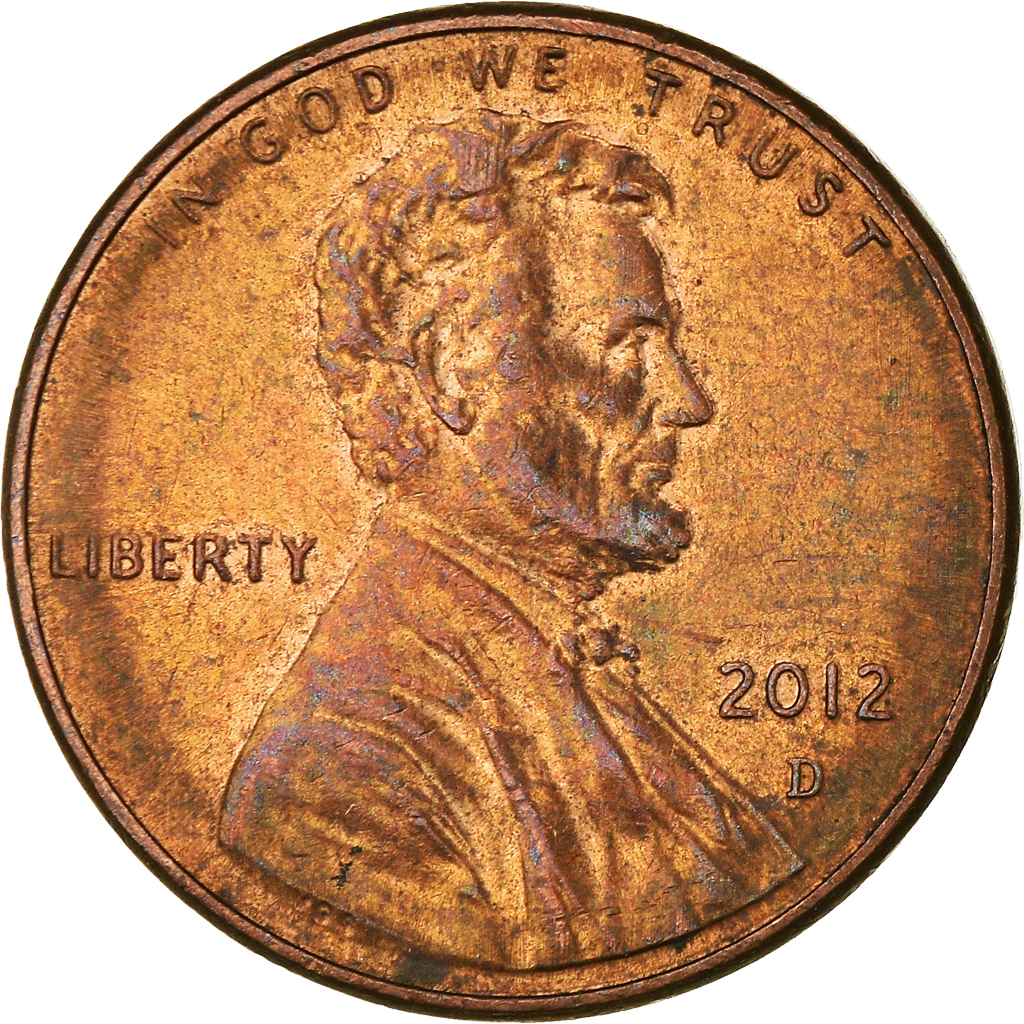 Moneda, Estados Unidos, Cent, 2012