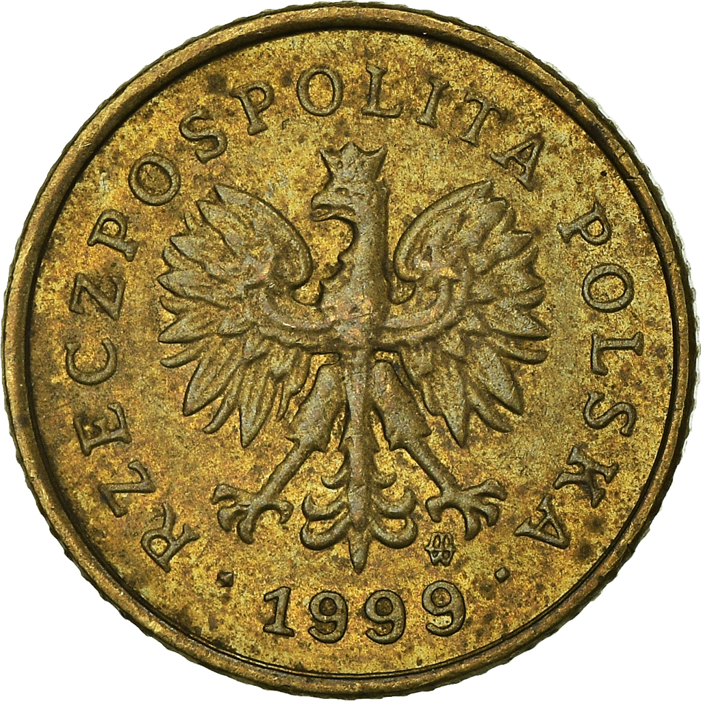 Moneda, Polonia, Grosz, 1999