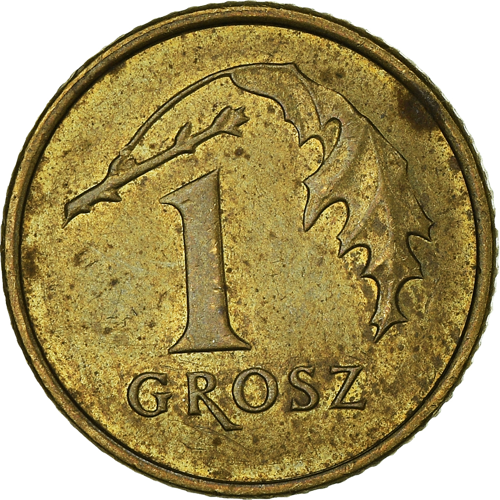 Moneda, Polonia, Grosz, 1999
