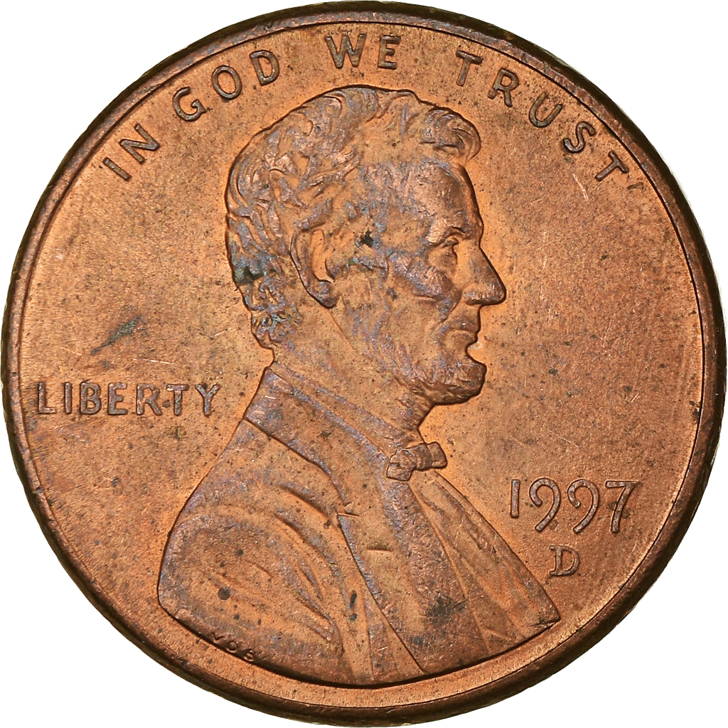 Moneda, Estados Unidos, Cent, 1997