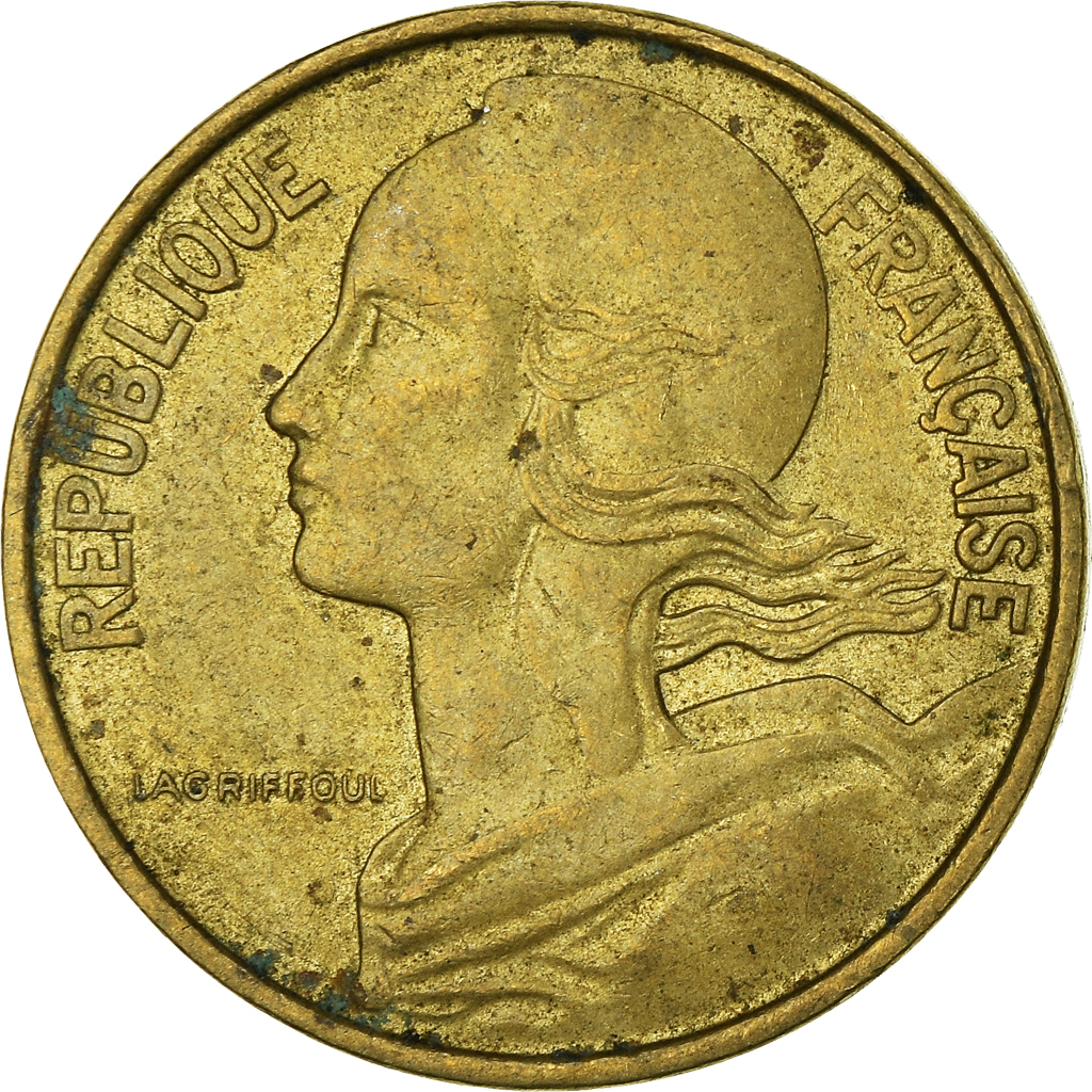 Moneda, Francia, 10 Centimes, 1967
