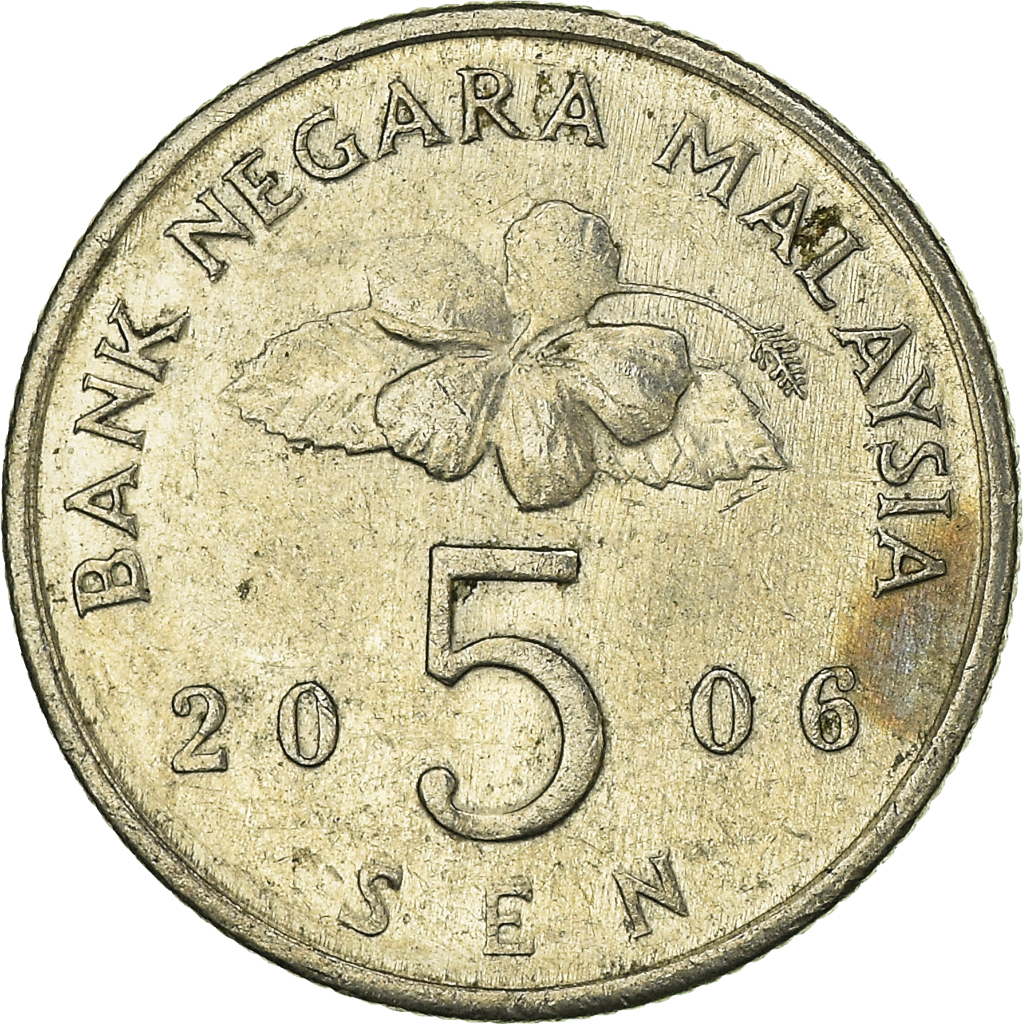 Moneda, Malasia, 5 Sen, 2006