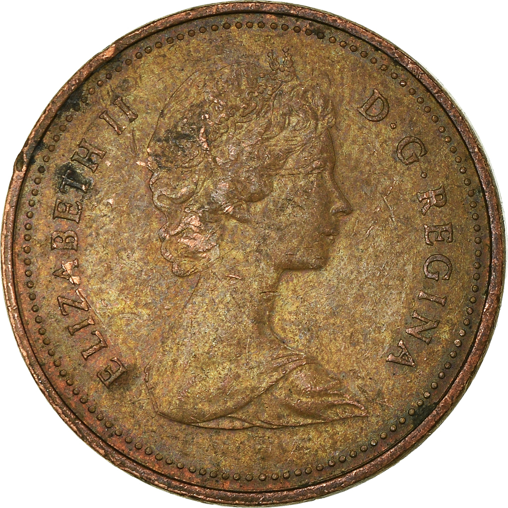Moneda, Canadá, Cent, 1980